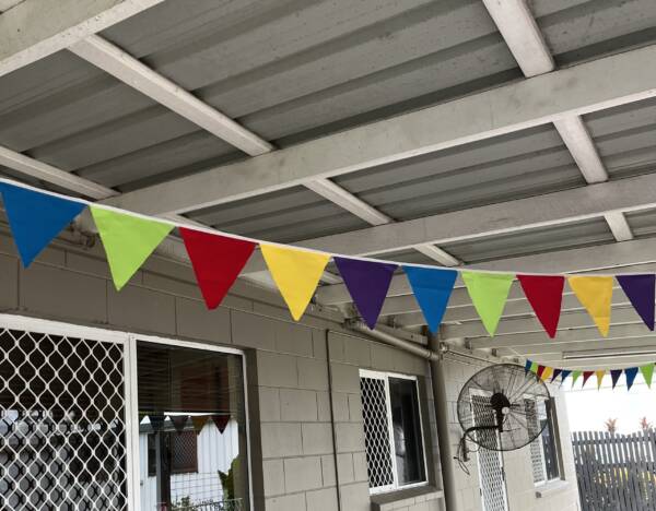 Bright Bunting Flags